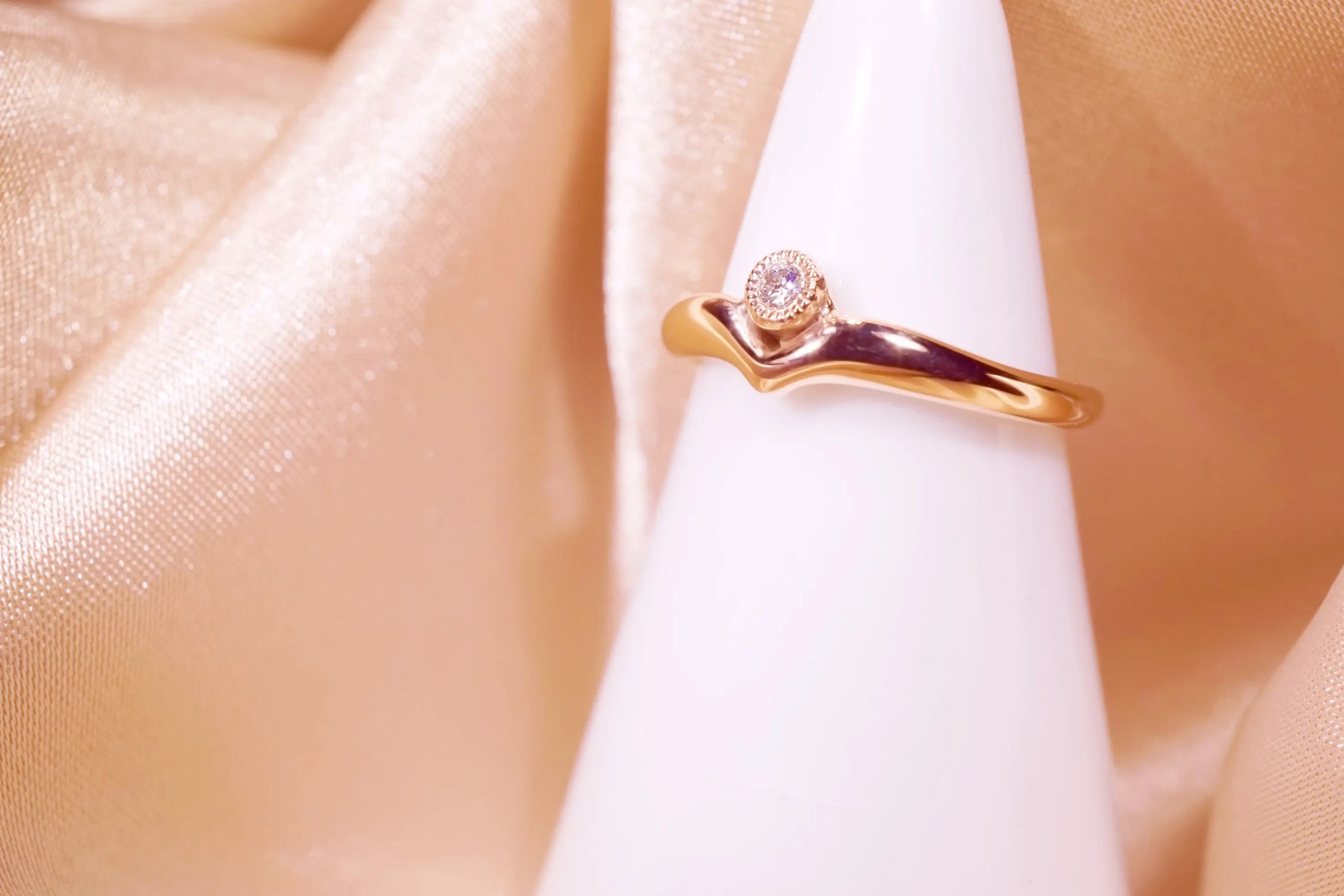 chia jewelry pink diamond 14kt rose gold custom engagement ring