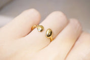 14kt Gold Deux Ring