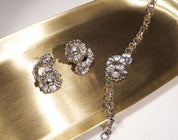 Sterling silver daisy earrings