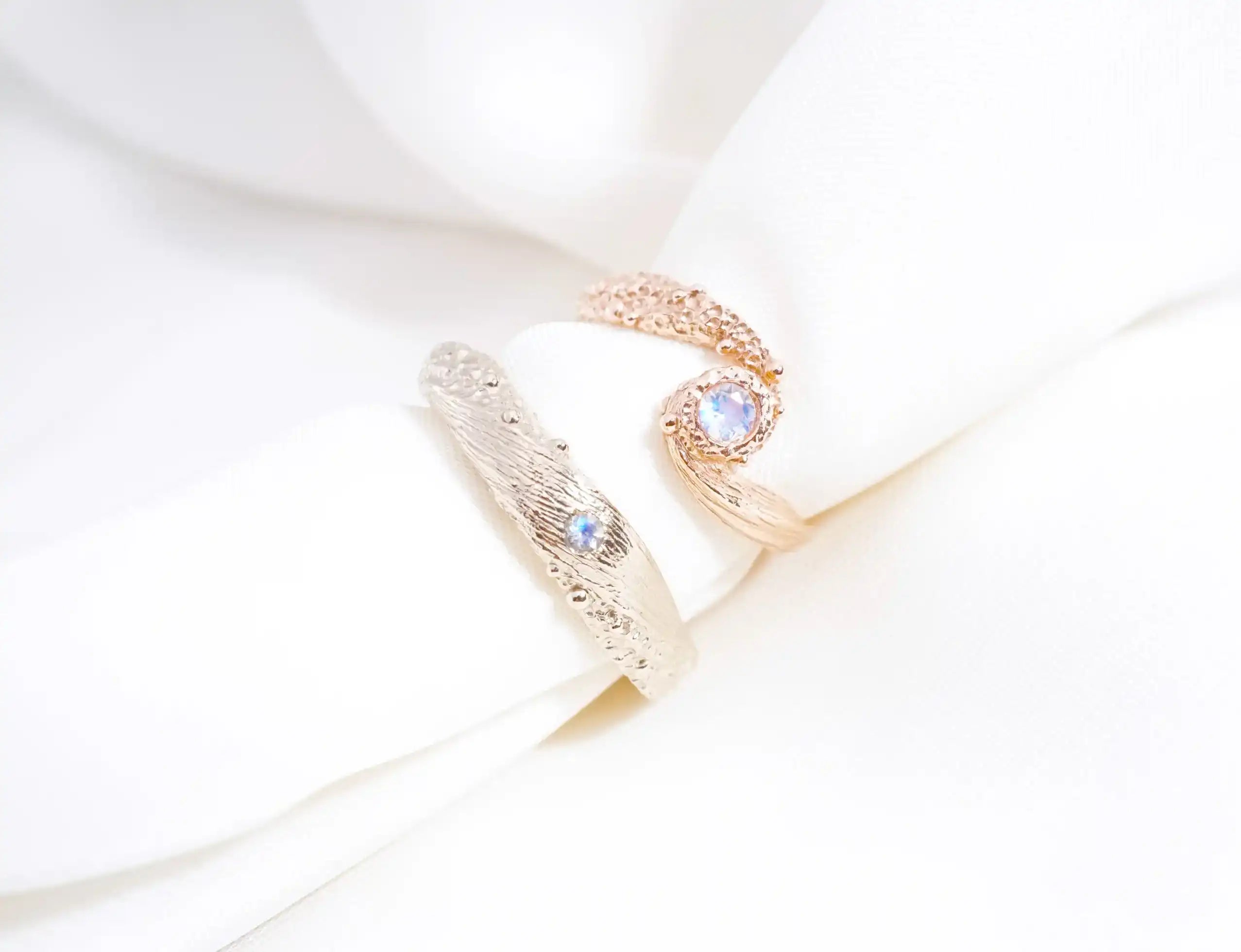 portfolio of Chia Jewelry unique bespoke wedding rings and wedding bands