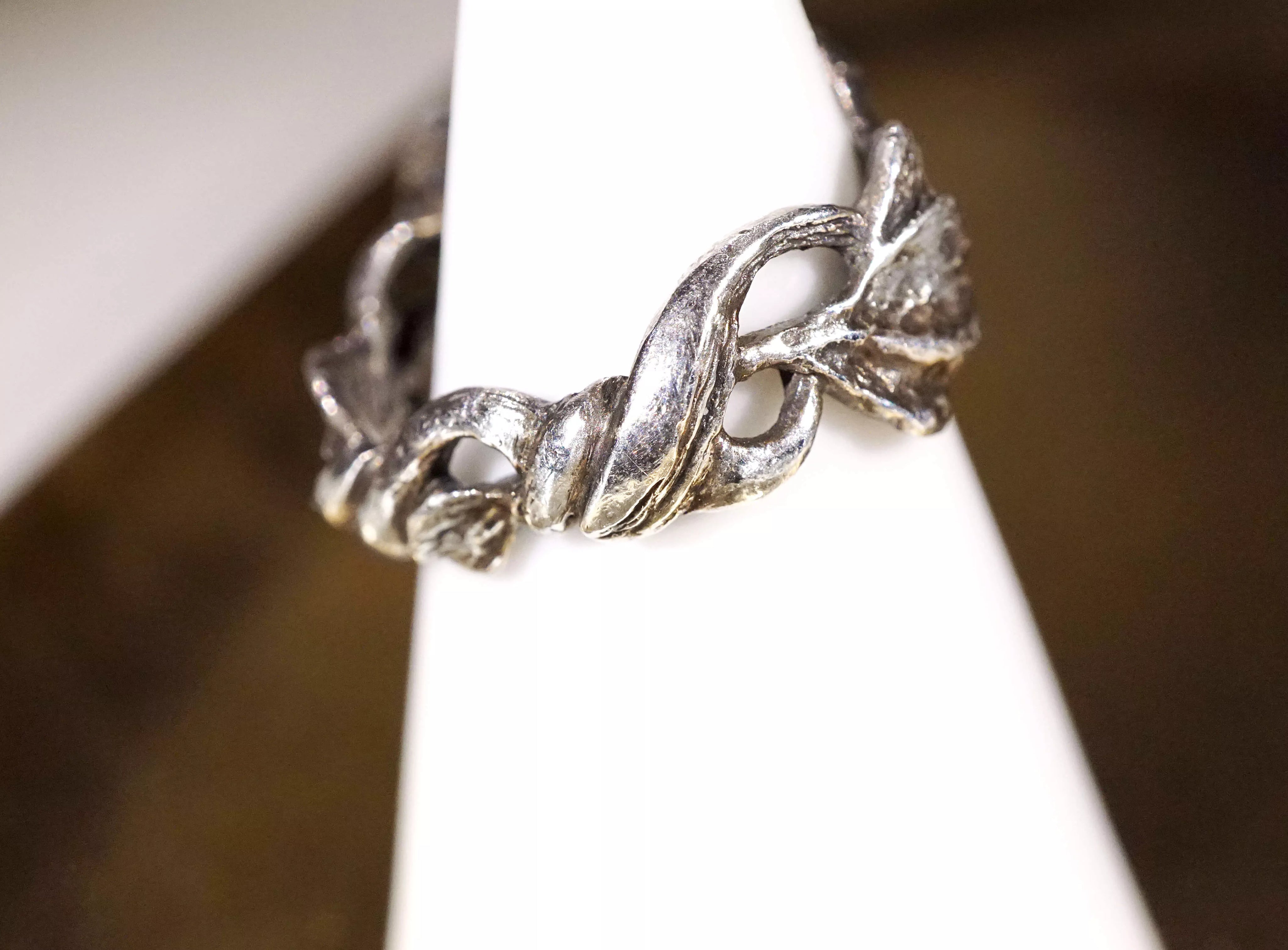 Daisy Adjustable Silver Ring