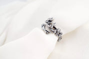 Adjustable Eucalyptus Ring Inspired by Nature