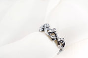 Adjustable Eucalyptus Ring Inspired by Nature