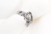 Adjustable Eucalyptus Ring Inspired by Nature