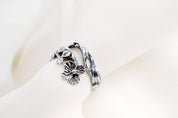 Adjustable Eucalyptus Ring Inspired by Nature