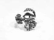 Iris Adjustable Silver Ring
