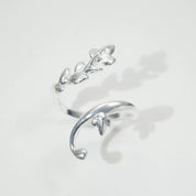 Adjustable Ivy Ring Inspired by Strength and Loyalty