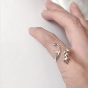 Adjustable Ivy Ring Inspired by Strength and Loyalty