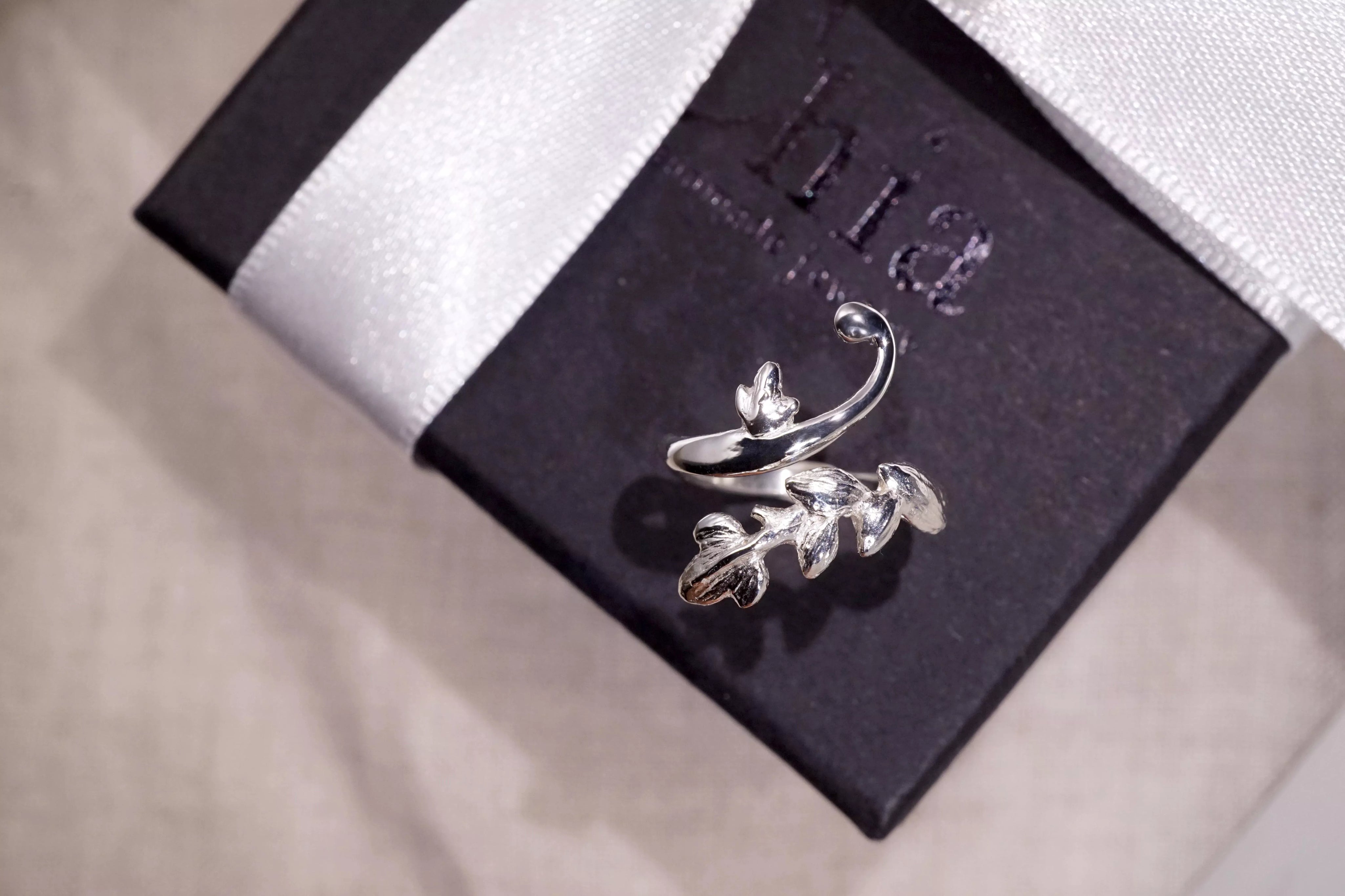 Adjustable Ivy Ring Inspired by Strength and Loyalty