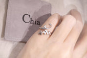 Adjustable Ivy Ring Inspired by Strength and Loyalty