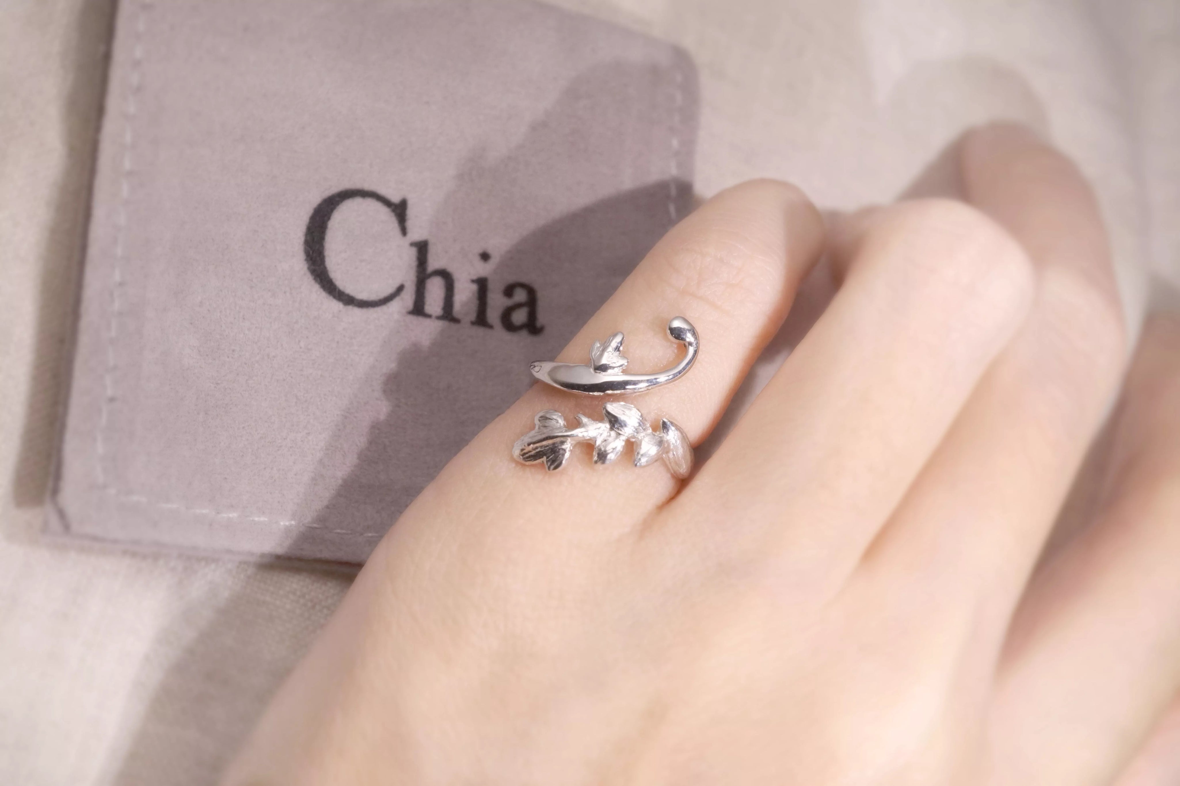 Adjustable Ivy Ring Inspired by Strength and Loyalty