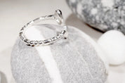 Silver Deux Adjustable Ring